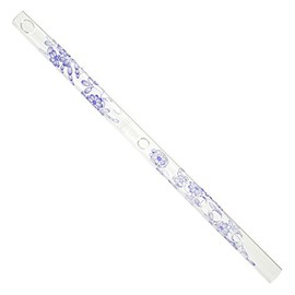 Hall Crystal Flute 11716 - Inline Glass Flute in G - Blue Delft
