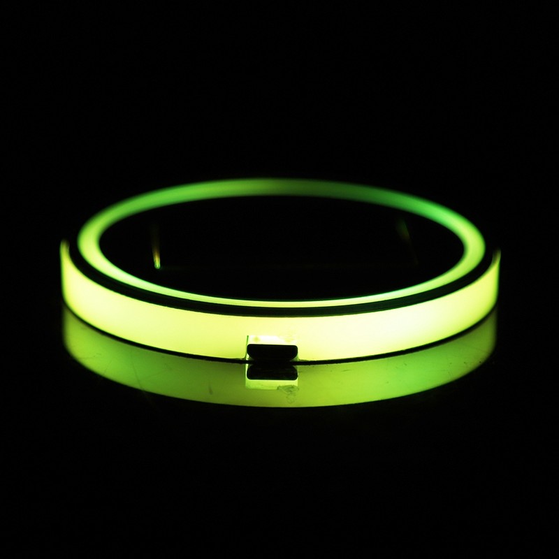 2pcs Solar LED Cup Pad Holder RGB 7 Colors Lights