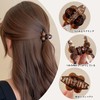 Coollooda 3個セット ヘアクリップ ヘアピン アクセント ヘアクリ髪飾り バレッタ 小さめパール付き髪留め レディースヘアアクセサリー 3色選べる