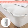 Eophmi Bed Sheet Grippers, 12 Pcs Bed Sheet Clips Grippers,