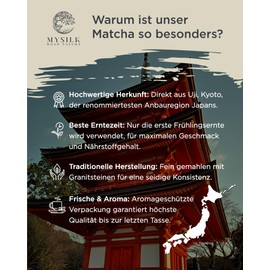 MySilkRoadNature Matcha Powder I Premium Culinary Grade from Japan, 100 g I Green Tea for Matcha Latte, Smoothies & Recipes I From Uji, Kyoto I No Additives