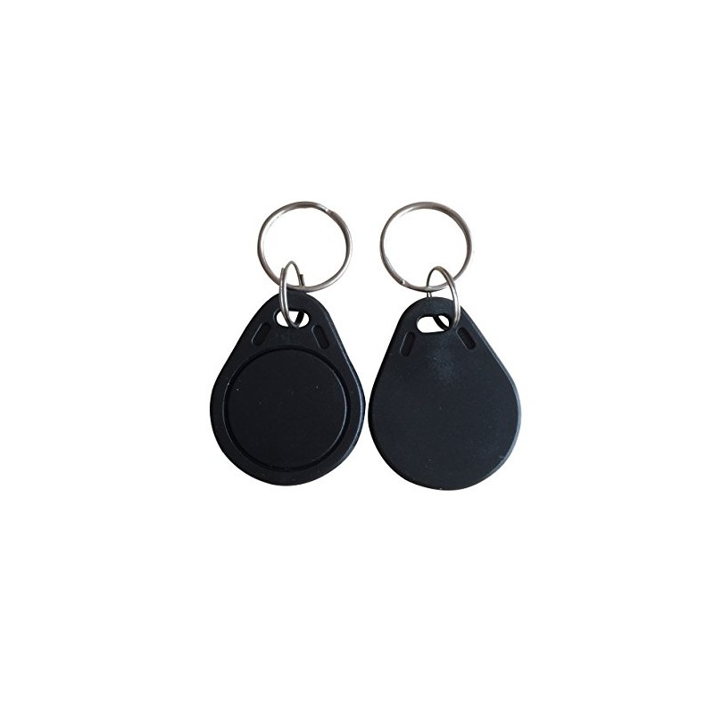 YARONGTECH RFID Key fob Tag 13.56MHZ ISO14443A -10pcs (Black)