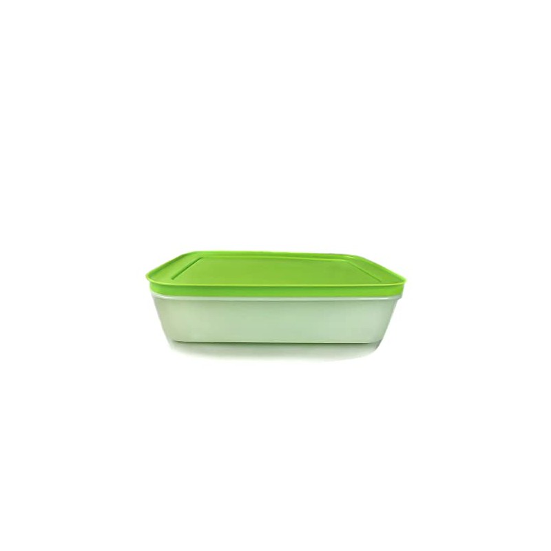 TUPPERWARE D21 Freezer Mates Medium Low 1,0 L Green 14168