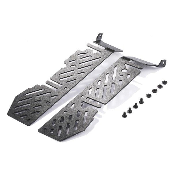 XHSESA Stainless Steel Chassis Protect Armor Skid Plate Guard for