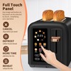 SEEDEEM Toaster 2 Slice, Touch Control Stainless Toaster LCD Display,