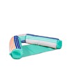 Big Joe Shaka Sling XL Pool Float, Rivera Stripe Turquoise,