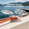 Pacify 2 Pack Folding Boat Cleats 316 Stainless Steel 4.5/5/6