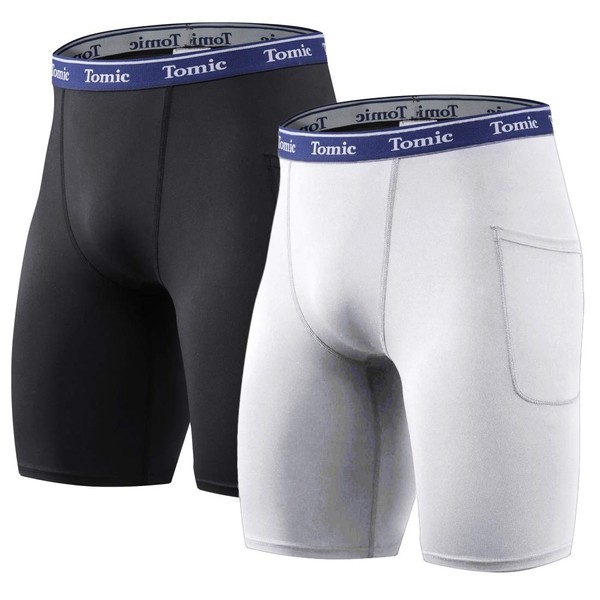 Tomic Youth Boys' Compression Shorts Performance Base Layers Training Athletic