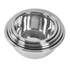 4PCS Stainless Steel Mixing Bowl Set Thickened Soup Bowl Non