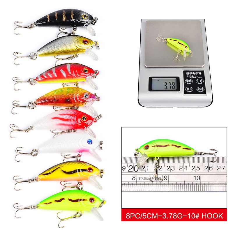 Fishing Lures Set Artificial Hard Bait Bionic Fishing Lure Minnow