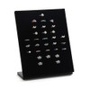 Homeanda Velvet L-Shaped 50 Slots Ring Earring Jewelry Display Tray