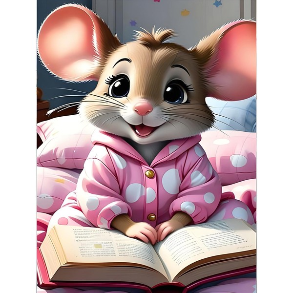 EOBROMD 5D Mouse Diamond Art Painting Kits for Adults, DIY