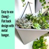 LaLaGreen Succulent Wall Planters - 2 Pack, 12 Inch Large