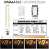 Dimmable 8W T10 LED Bulbs, Warm White 2700K, 8.9inch Long
