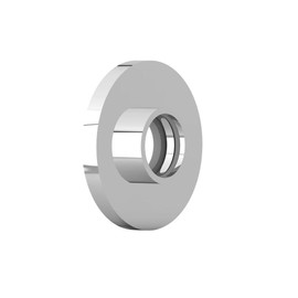 Ginger 4639B/PC Kubic Shower Rod Support Brackets, Polished Chrome