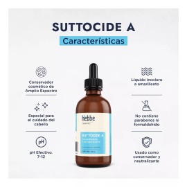 HEBBE COSMETICS CSVD8 Suttocide A Conservador Cosmética Natural 120 G