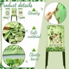 Yoande Set of 6 St. Patricks Day Chair Covers, Green