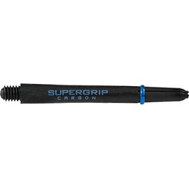 Harrows Supergrip Carbon Shafts - 5 sets (15) (Medium, Black/Aqua)