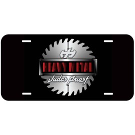 Saw Judas Priest Aluminum Novelty Tag Car License Plate