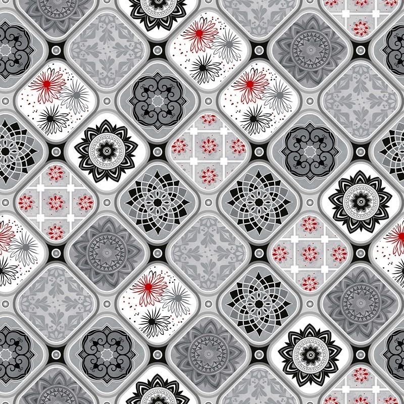 Martina Home JUCAR Oilcloth Tablecloth Grey 250 x 140 cm