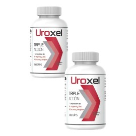 2 Pack Uroxel L-arginina Apoyo Para Próstata Suplemento 100c