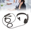 Call Center Headset ENC Active Noise Cancellation Single Ear Customer
