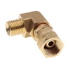 METER STAR 1/4 inch left-hand thread gas connection fitting, 90