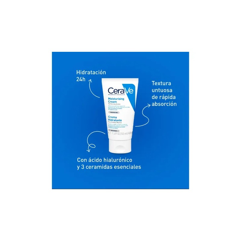 Crema Hidratante Facial Y Corporal Cerave 56ml (2 Piezas)