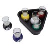 6pcs Billiards Pool Balls Shot Glasses Set Multicolor Pool Balls