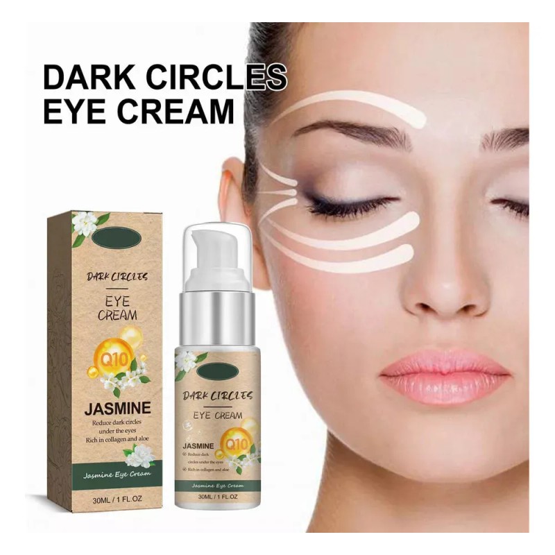Crema De Ojos Para Eliminar Ojeras Con Jazmín, Ojeras,