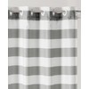Hookless Cabana Stripe Shower Curtain with Peva Liner