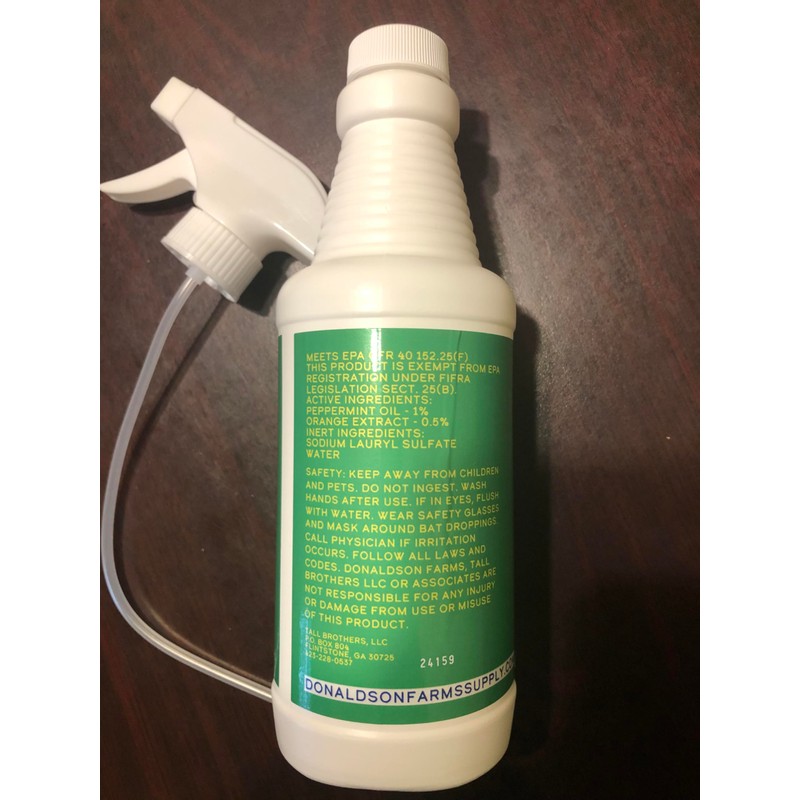 Donaldson Farms Bat Repellent Spray - Drive Bats Away from