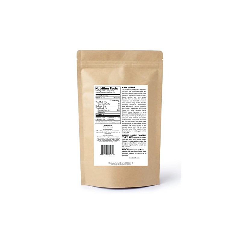 Get Chia Brand BLACK Chia Seeds with 6 TOTAL POUNDS