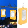 LED Solar Light Rechargeable Portable Flood Light Hooked Tent Light