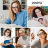 DOOViC Trendy Reading Glasses for Women Stylish Design Blue Light