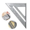 Square Protractor Miter Aluminum Alloy Triangle Metric Imperial Square Measurement