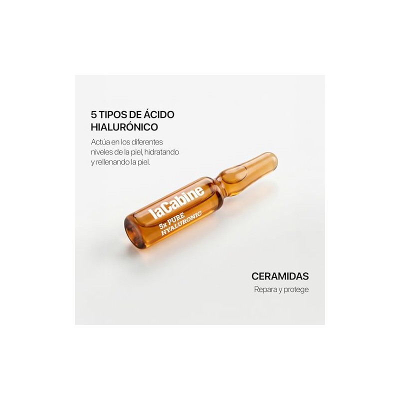 laCabine Caja de Ampolletas Faciales 5X Pure Hyaluronic 10 X