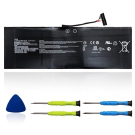 OUWEE BTY-M47 Laptop Battery Compatible with MSI GS40 GS40 6QE 6QE-006XCN GS43 GS43VR 6RE 6RE-045CN Series Notebook 7.6V 61.25Wh 8060mAh(12-Pin Connector)