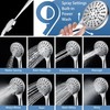 BRIGHT SHOWERS Stainless Steel Grab Bar Set – Includes Handheld