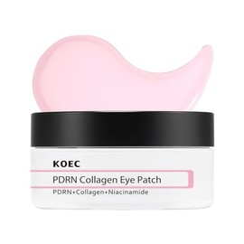 Collagen Eye Patch 30 Pairs, Under Eye Patches with PDRN, Collagen & Niacinamide, for Puffy Eyes Dark Circles and Fine Lines Smoothing Skin Treatment