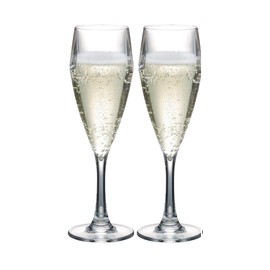 Glassjacks Ltd PLASTIC CHAMPAGNE FLUTE - EPERNAY | Reuse 1000's of Times | Virtually Unbreakable - PREMIUM (Pack of 2)