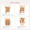 Eye Media Women's Shapewear for Thighs, Ultra-thin Torsion Girdle, beige