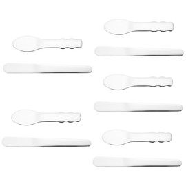 Mobestech Sets Beauty Scoop Spatula Skincare Spatula for Makeup Application Small Portable Pcs