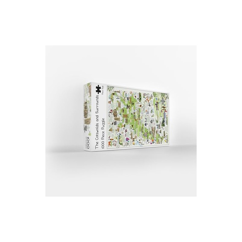 Emma Joustra Jigsaw Puzzle 'The Cotswolds & Surrounds' 1000 Piece