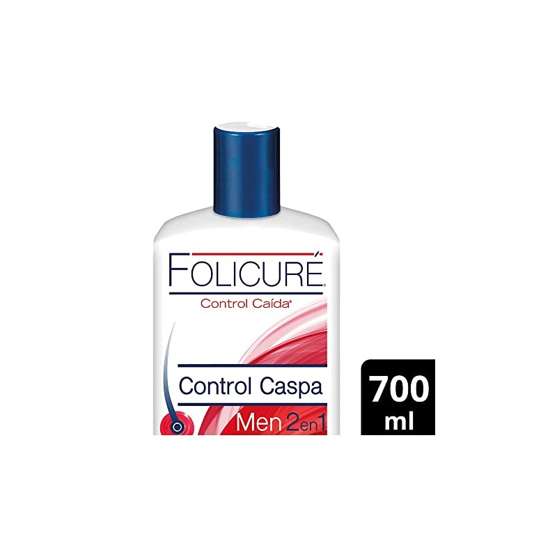 Shampoo Control Caspa Folicuré Men 2 en 1 700 ml