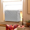 Indoor Air Conditioner Cover Window AC Unit Cover with Drawstring