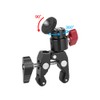 SZRIG Super Clamp with 1/4"-20 Mini Ball Hand for Camera