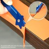 FOSHIO Vinyl Wrapping Paper Cutter with 10PCS Cutter Blades, Blue