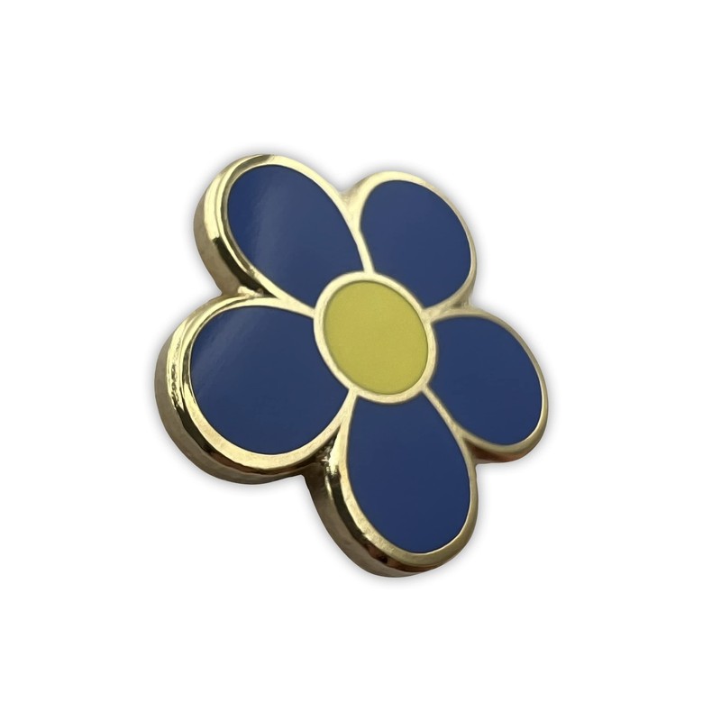 Forget Me Not Blue Flower Lapel Pin