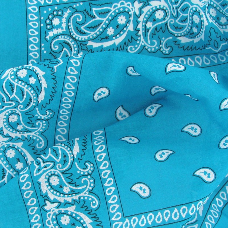 Laciteinterdite Set of 3 Paisley Bandanas for Men and Women,